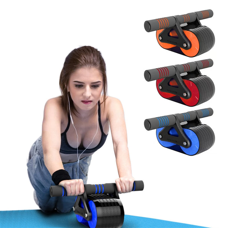 Double Wheel Abdominal Exerciser Women Men AMI Cart