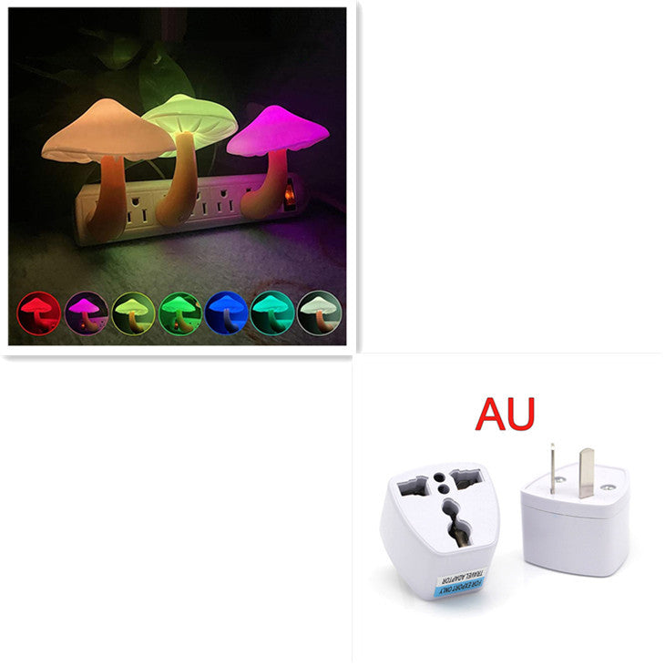 LED Night Light Mushroom Wall Socket Lamp AMI Cart