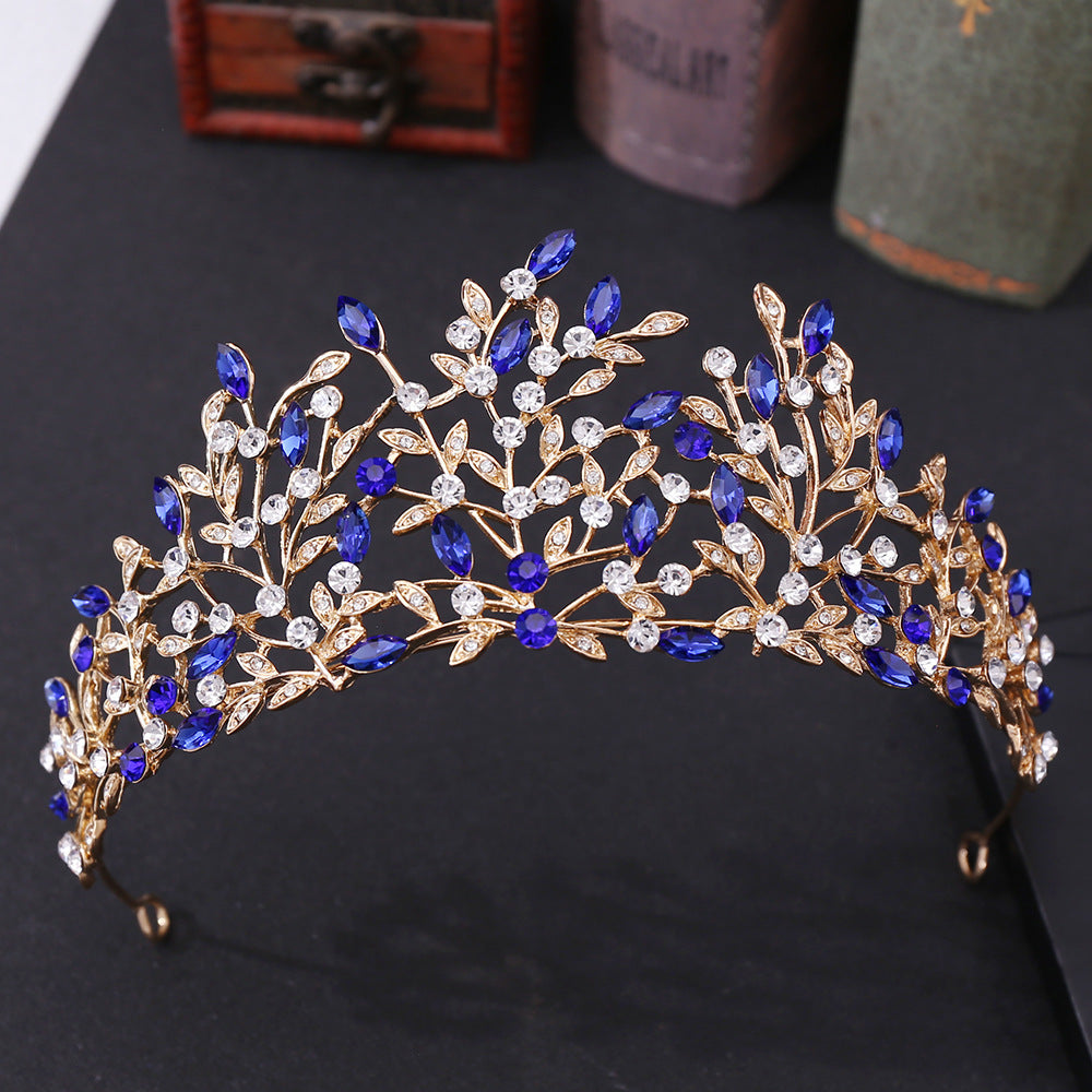 Vintage Rhinestone Headdress Crown Alloy Hair Accessories AMI Cart