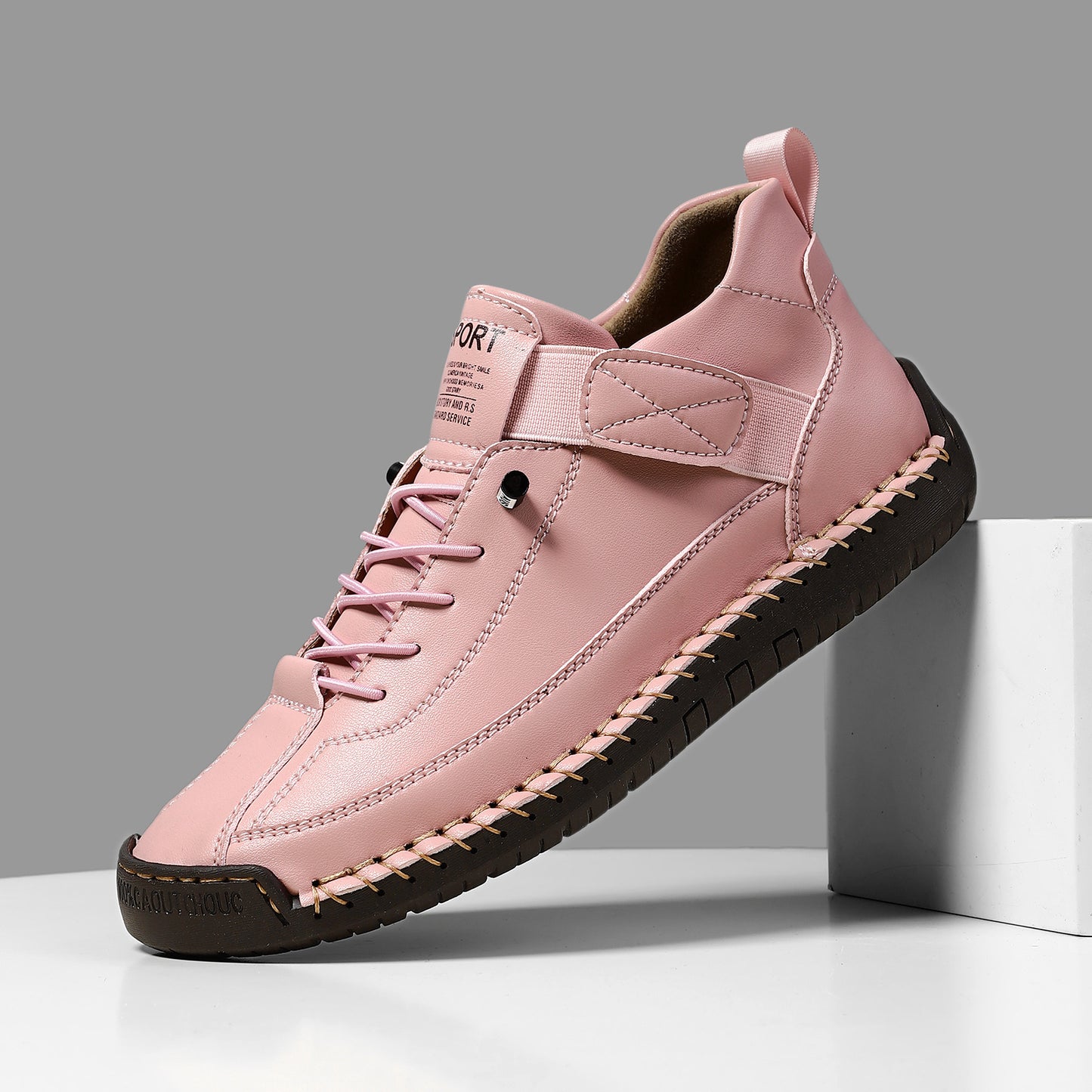 FallWinter Hot-selling Foreign Trade Cross-border Plus Size Men's Mid-Top Martin Boots Outdoor Casual Shoes Tooling Stitching Men's Shoes AMI Cart