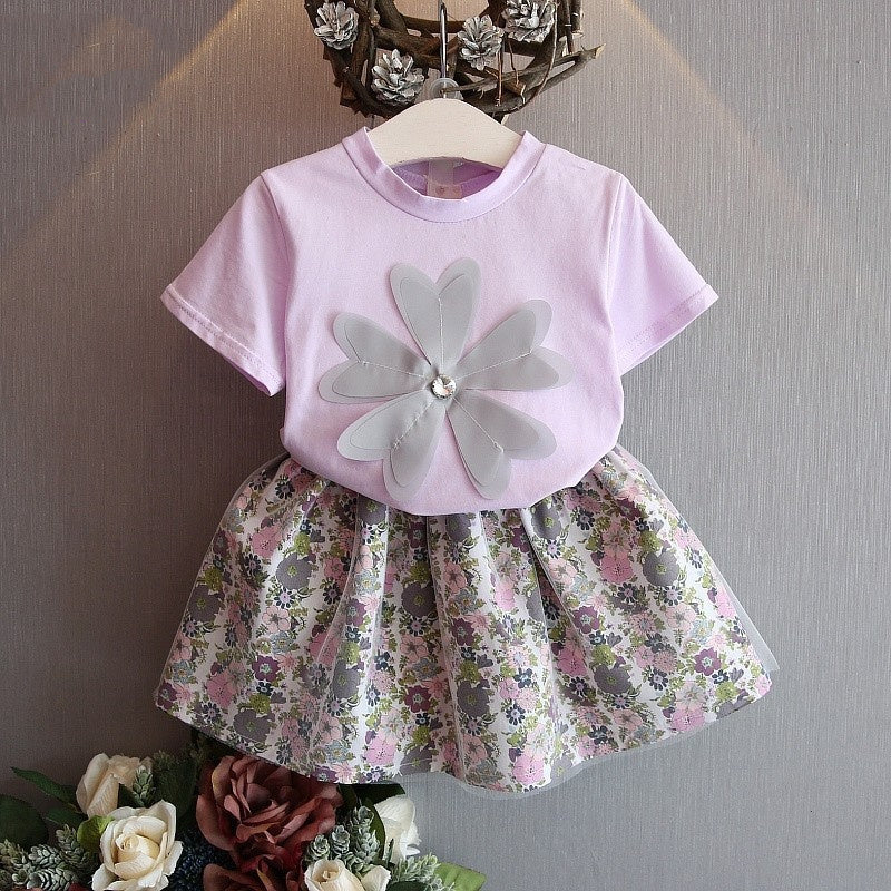 Kids Baby Girls Clothing Sets Summer TShirtsskirt Clothes AMI Cart