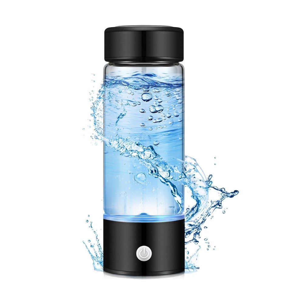 Hydrogen Rich Portable Water Glass Bottle Alkaline Generator Ionizer USB 420ML - Chic Cart AMI Cart