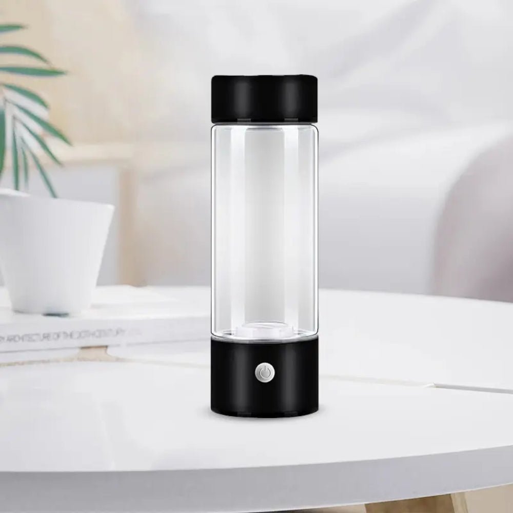 Hydrogen Rich Portable Water Glass Bottle Alkaline Generator Ionizer USB 420ML - Chic Cart AMI Cart