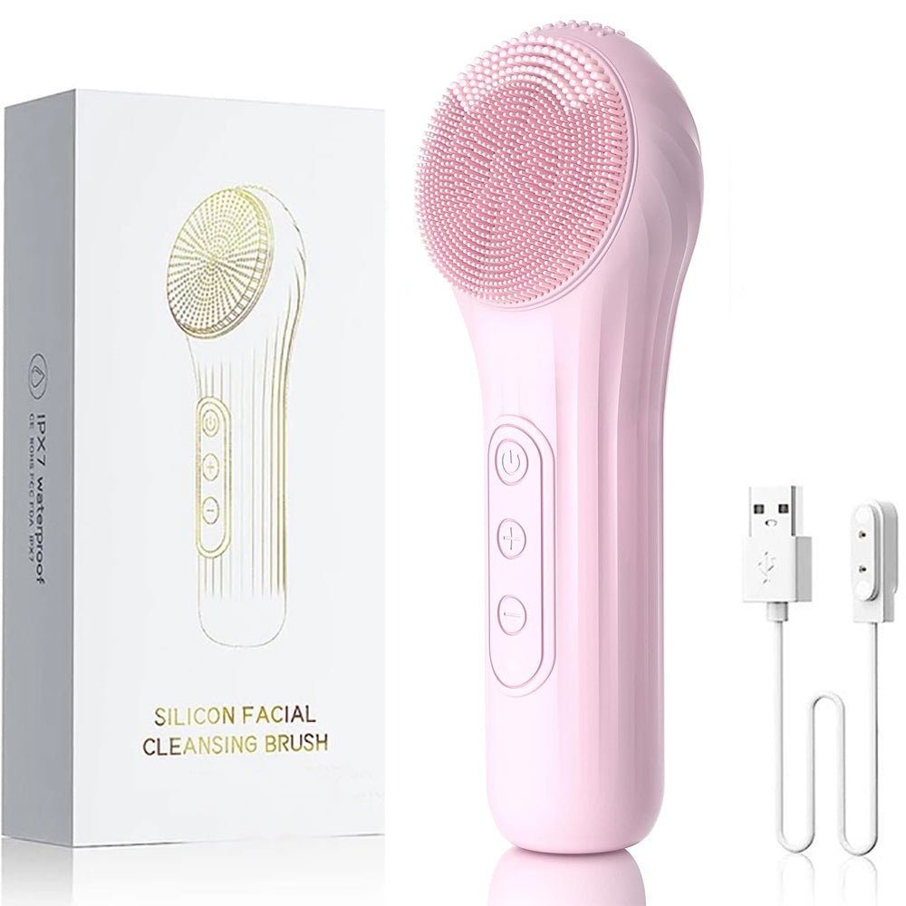 Rechargeable Sonic Facial Cleansing Brush - Chic Cart