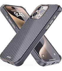 Luxury 3D Carbon Fiber Textured Plating Leather Phone Case For iPhone 16 15 14 13 Pro Max Plus Alloy Metal Lens Shockproof Cover - Chic Cart AMI Cart