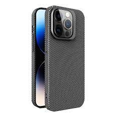 Luxury 3D Carbon Fiber Textured Plating Leather Phone Case For iPhone 16 15 14 13 Pro Max Plus Alloy Metal Lens Shockproof Cover - Chic Cart AMI Cart