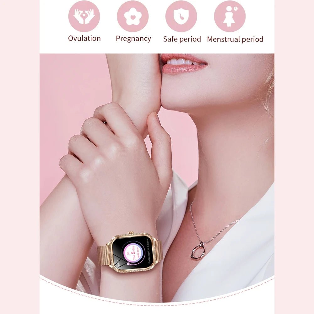 New For HUAWEI FIT3 Smart Watch Women 1.75" HD Display Heart Rate Sport Fitness IP68 Waterproof BT Call Smartwatch For Lady Gift - Chic Cart AMI Cart