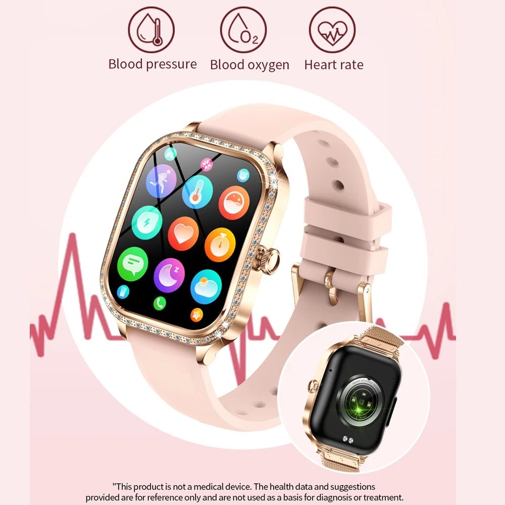 New For HUAWEI FIT3 Smart Watch Women 1.75" HD Display Heart Rate Sport Fitness IP68 Waterproof BT Call Smartwatch For Lady Gift - Chic Cart AMI Cart