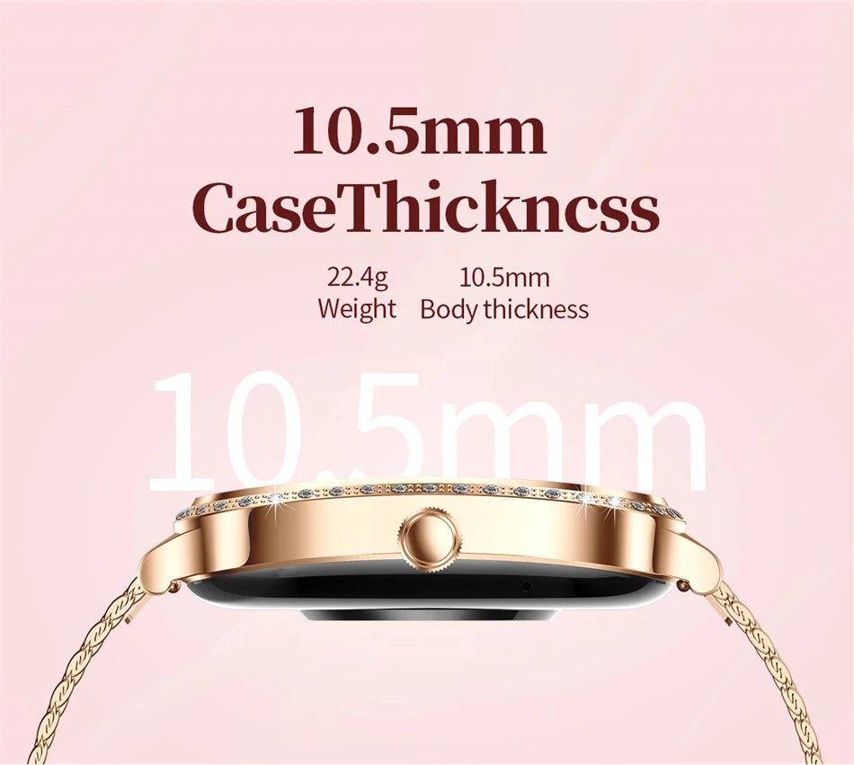 LIGE Smart Watches for Women Waterproof Bluetooth Call Fitness Tracker Smartwatch Mujer Digital Womens Watch Heart Rate Monitor - Chic Cart AMI Cart