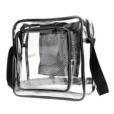 TINYAT Women Lightweight Mesh Strap Waterproof Transparent pvc Bags Put Lost Headphone Jack Umbrella Cell Phone 9.7 inch iPad - Chic Cart AMI Cart