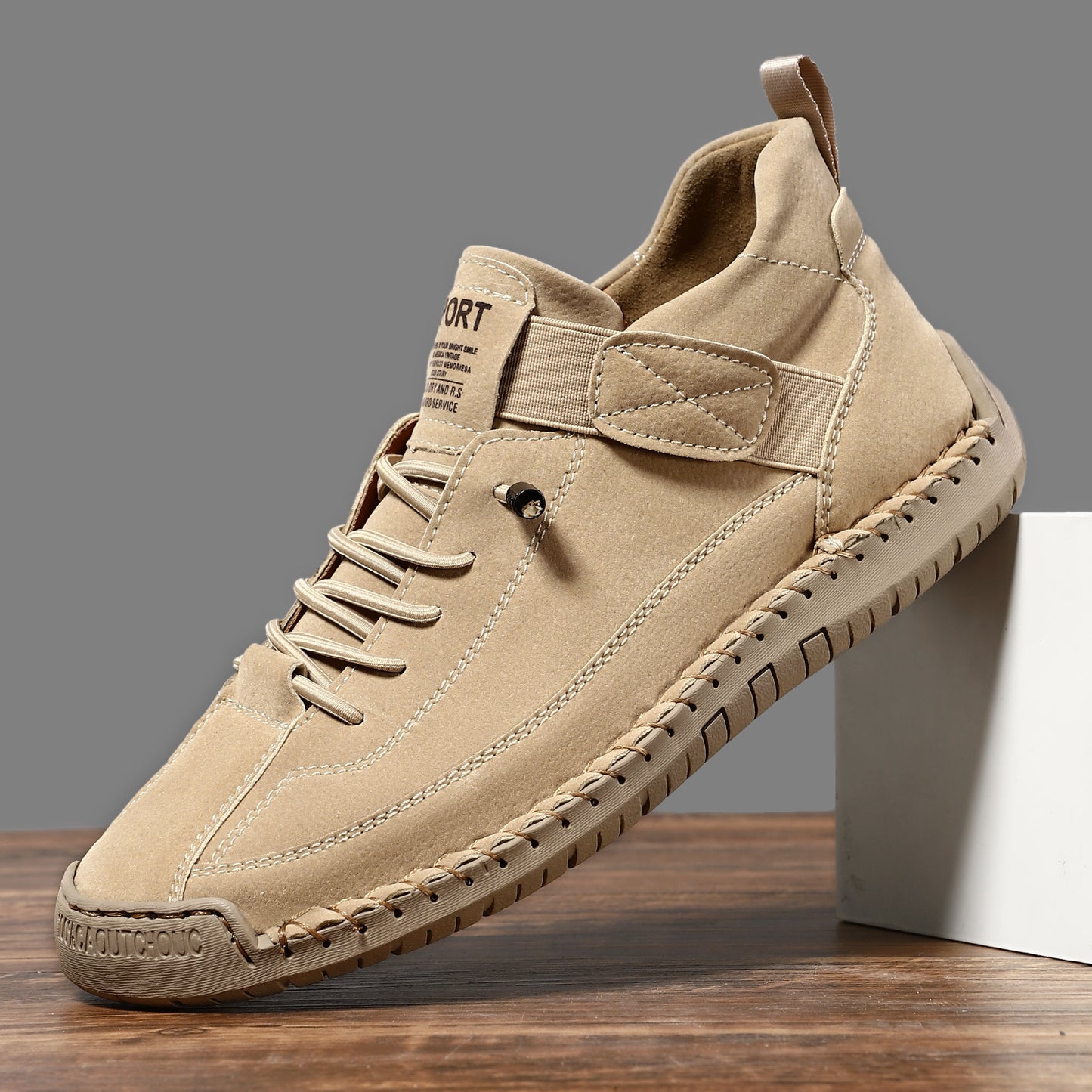 FallWinter Hot-selling Foreign Trade Cross-border Plus Size Men's Mid-Top Martin Boots Outdoor Casual Shoes Tooling Stitching Men's Shoes AMI Cart