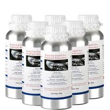 Car Headlights Renovation Polishing Kit Headlight Chemical Polishing Kit Automotive Care Tool 800ML Liquid Polymer Car Tool Set AMI Cart