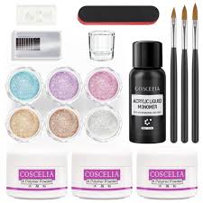 COSCELIA MAnicure Acrylic Nail Kit with Nail Drill