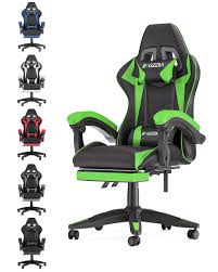 Gaming Chair with Footrest Gamer Chairs.