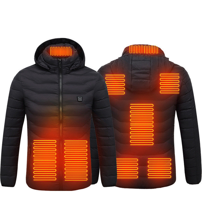 Heated Jacket Coat USB Electric Jacket Cotton Coat Heater