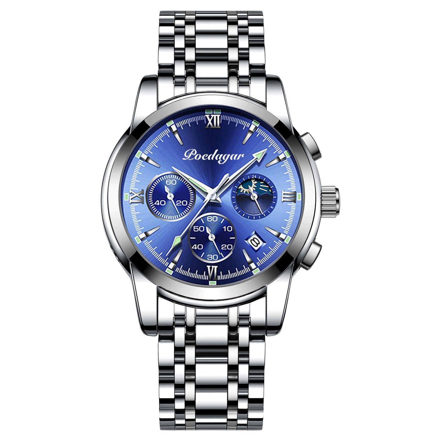 Multifunctional Men's Watch Luminous Waterproof Quartz Wrist Watch AMI Cart