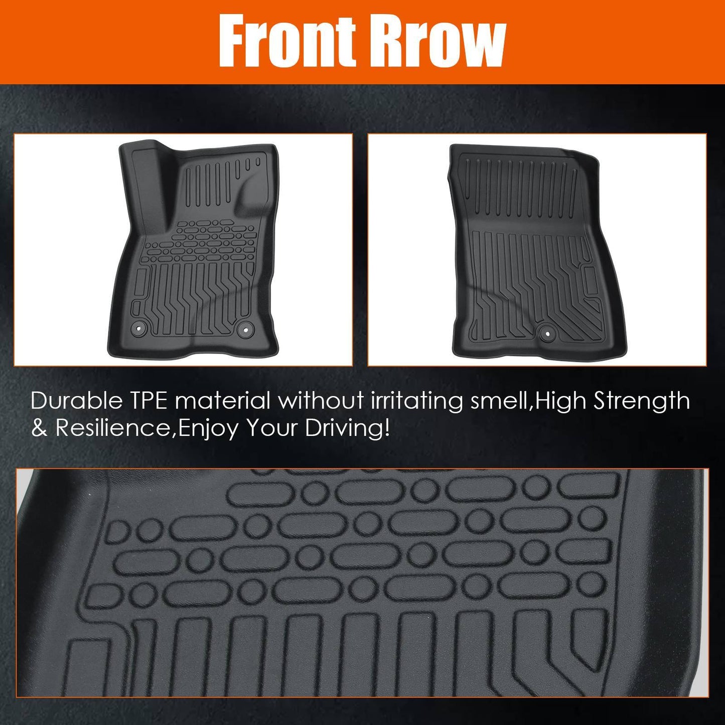 Car Floor Mats For 21-22 Ford Bronco Sport & 22-23 Maverick