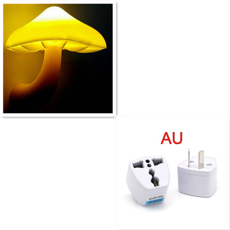 LED Night Light Mushroom Wall Socket Lamp AMI Cart