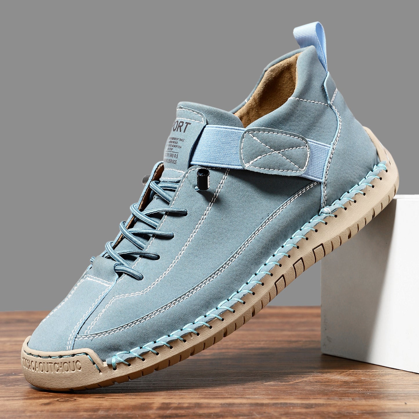 FallWinter Hot-selling Foreign Trade Cross-border Plus Size Men's Mid-Top Martin Boots Outdoor Casual Shoes Tooling Stitching Men's Shoes AMI Cart