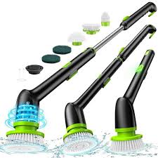 Electric Cleaning Brush 10-in-1 Multifunctional Spin Scrubber AMI Cart