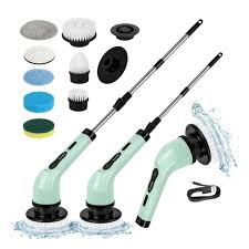 Electric Cleaning Brush 10-in-1 Multifunctional Spin Scrubber AMI Cart