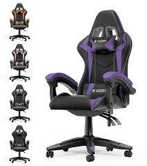 Gaming Chair with Footrest Gamer Chairs.