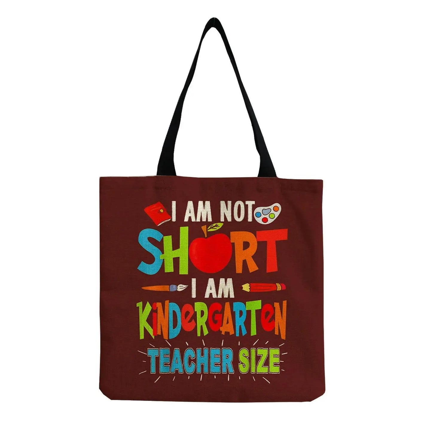 Shopper Bags Outdoor High Capacity Foldable Customizable Bag Eco Friendly Shoulder Bag Portable School Teacher Gift - Chic Cart