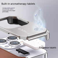 Aluminum Alloy Aromatherapy Metal Anti-fall Shell Phone Case