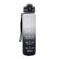 10 00Ml Sports Water Bottle Gradient Plastic Water Cup