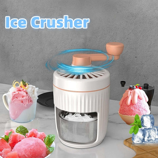 Hand-cranked Ice Shaving Machine Small Household