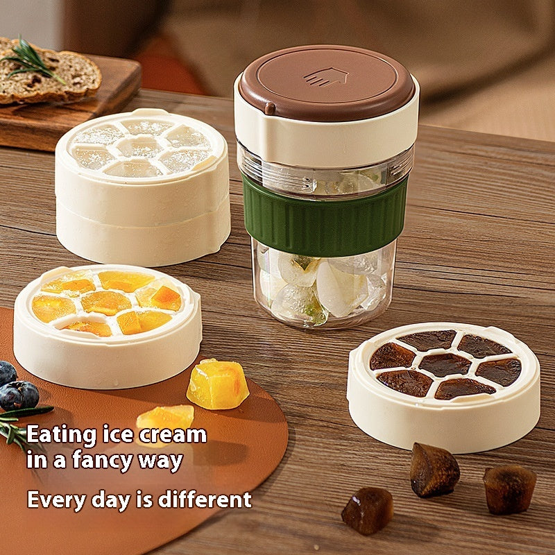 500ML Iced Brew Coffee Cup With Ice Cube Tray