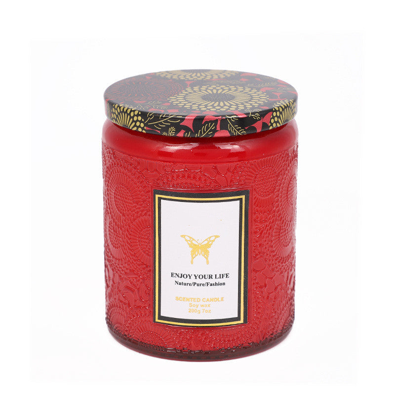 Embossed Glass Fragrance Handmade Gift Aromatherapy
