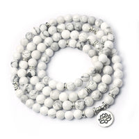 Amazon Stone Tiger Eye Stone Bracelet Necklace 108 Buddha Beads Lotus Bracelet