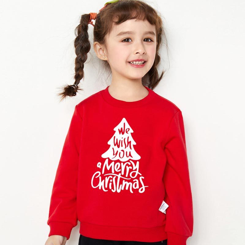 Kids' Sweater Jacket Long-sleeved Round Collar Overpull