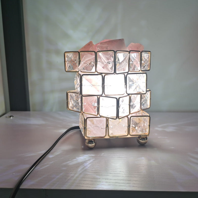 Himalayan crystal salt lamp