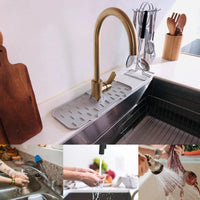Kitchen Silicone  Faucet Absorbent Sink Mat