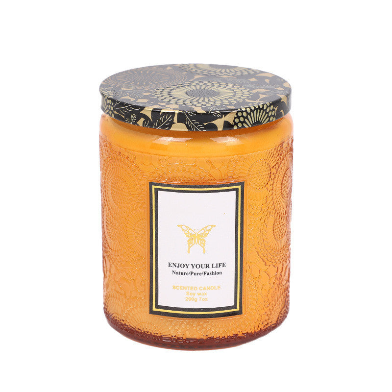 Embossed Glass Fragrance Handmade Gift Aromatherapy