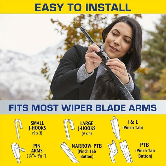 2-In-1 Wiper Blades,26 Inch Windshield Wipers,