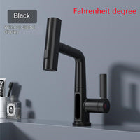 Intelligent Digital Display Faucet Pull-out Basin Faucet