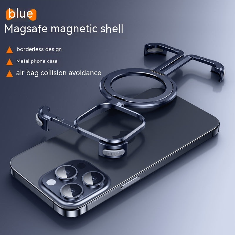 Metal Airbag Anti-fall Shell Phone Case Protective