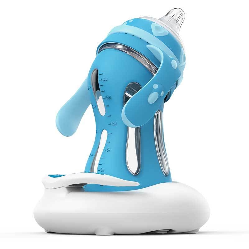 Glass Baby Bottle Straw Drop-resistant Water Drink Bottles for Baby