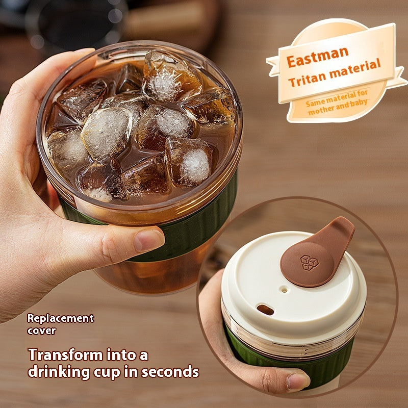 500ML Iced Brew Coffee Cup With Ice Cube Tray