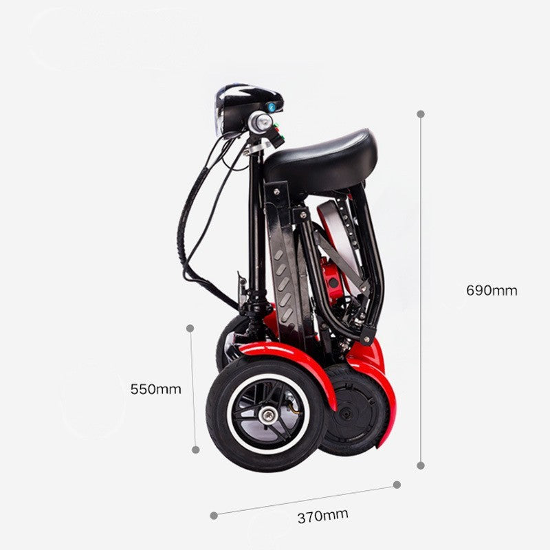 Folding Mini Four-wheel Adult Electric Bicycle