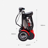 Folding Mini Four-wheel Adult Electric Bicycle