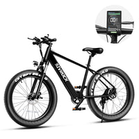 Electric Bike For Adults, 26 X 4.0 Inches Fat Tire Electric Mountain Bicycle,