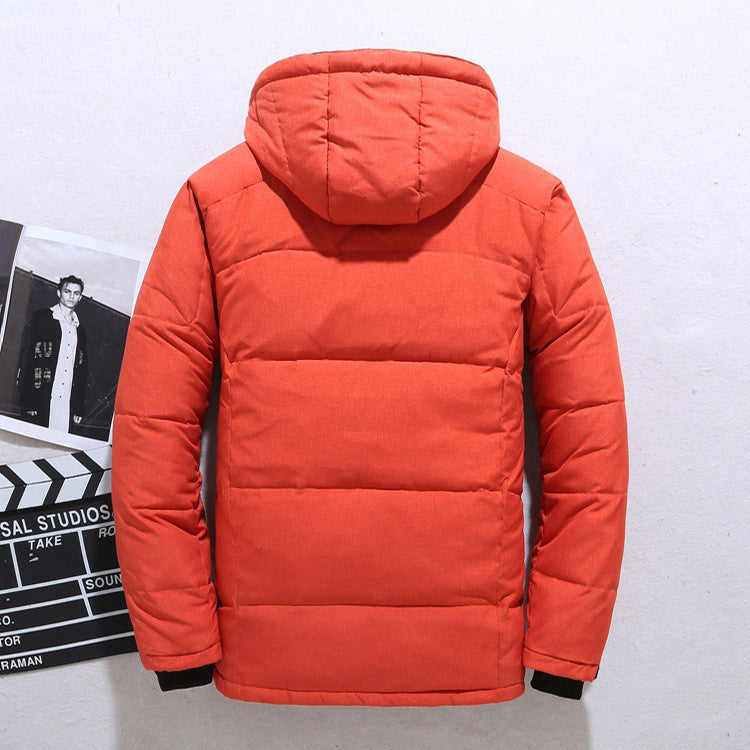 Outdoor Windproof Hooded Jacket Leisure Sports Coat Men