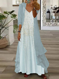 European And American Vacation Spaghetti Straps Long Skirt Indian Style