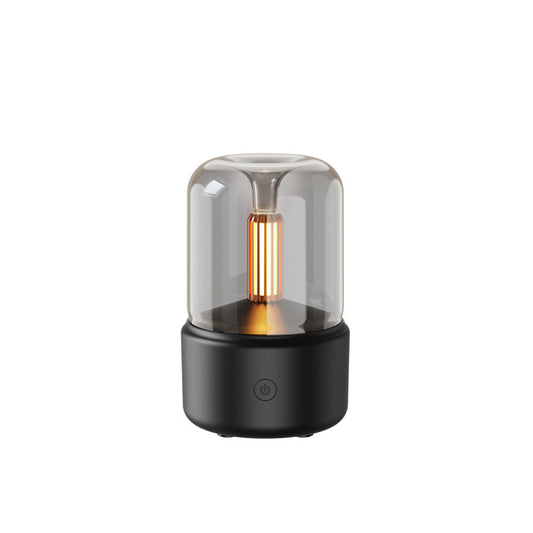 120ml humidifier quietly adds cool mist for up to 12 hours,