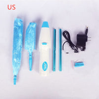 New Electrinic Hair Brush Spin Electric Hand Duster