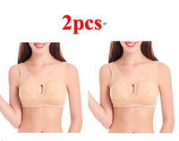 Plus Size Women Bra Ladies Cotton Quake-Proof Underwear Sleep